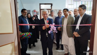 افتتاح مرکز آموزش جامع کلاسهای چندپایه در شهرستان های استان سیستان و بلوچستان با حضور رئیس دانشگاه صنعتی شیراز